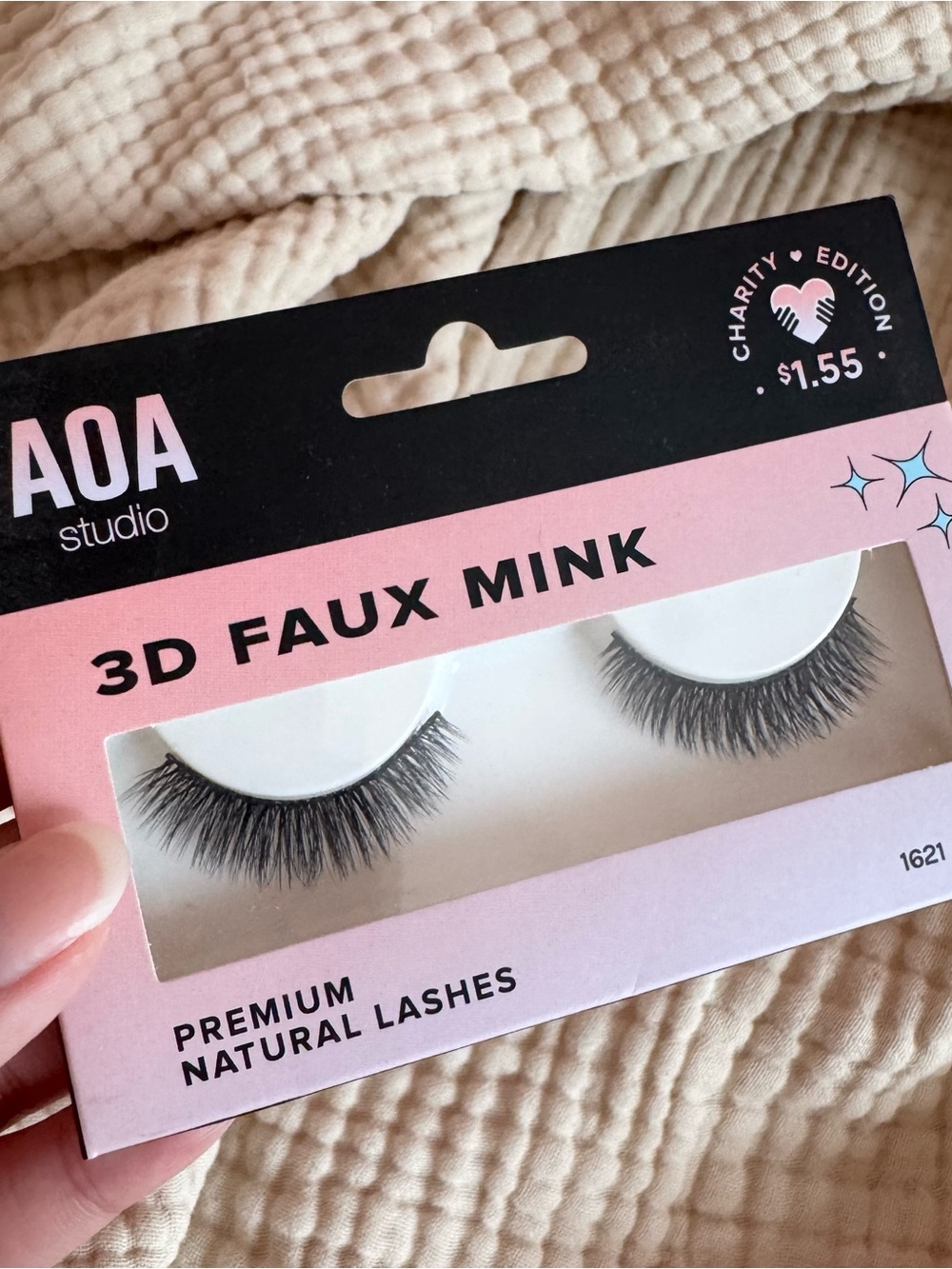 AOA Studio 3D Faux Mink Premium Natural Lashes 1621